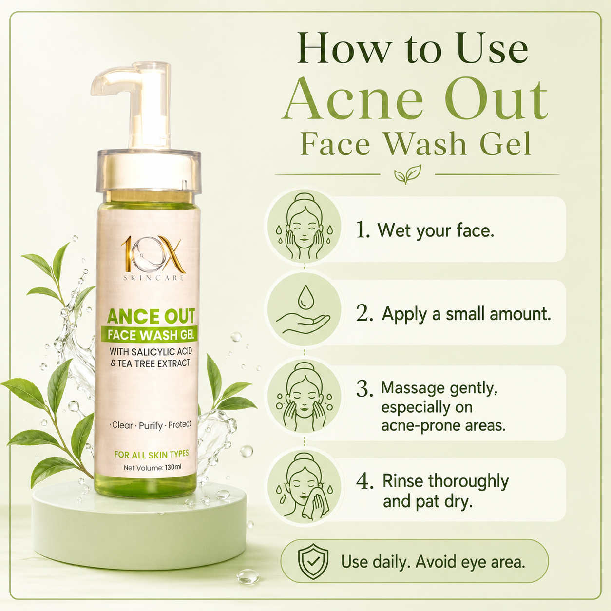 Acne Out Face Wash Gel