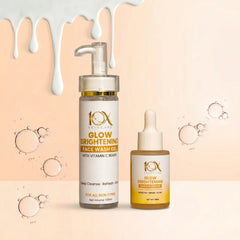 10X Glow Fusion Brightening Kit – Glow Fusion Serum (30ml) + Glow Brightening Face Wash Gel (130ml) 10xskincare