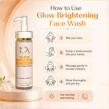 Glow Brightening Face Wash 10X Skin care