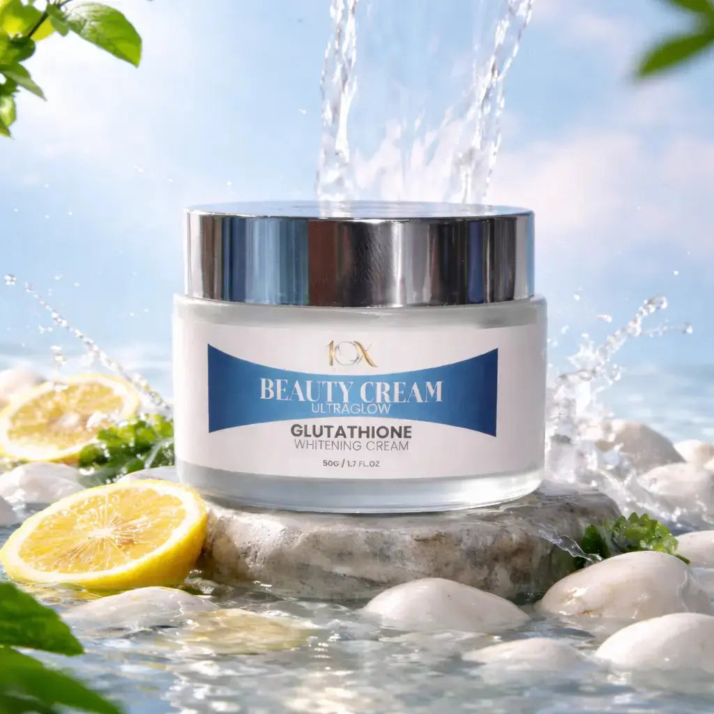 10X Beauty Cream Ultra Glow with Glutathione Brightening & Deep Moisturizing Cream for Radiant, Even Skin Tone (50g) 10X Skin Care