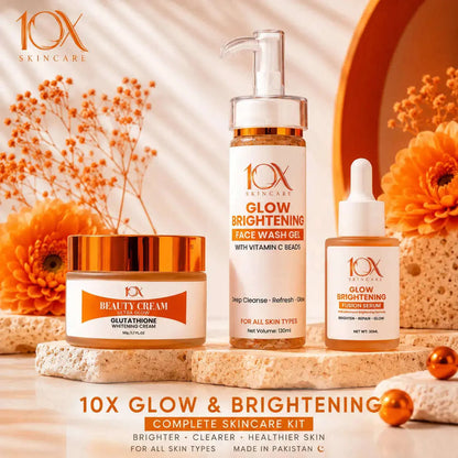10X Skincare Glow Brightening 10X Skin care