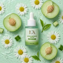 Acne Defence Serum by 10X Skincare Oil Control, Pore Minimizing & Anti Acne Formula for Clear Skin (30ml 10X Skin Care
