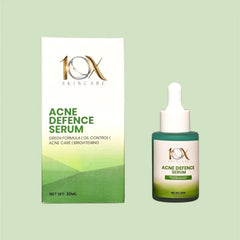 Acne Defence Serum by 10X Skincare Oil Control, Pore Minimizing & Anti Acne Formula for Clear Skin (30ml 10X Skin Care