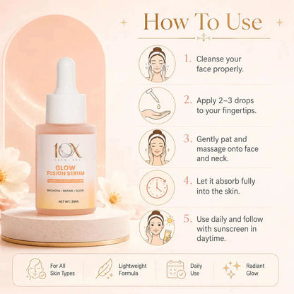 Glow Fusion Serum 30ml 10X Skin care